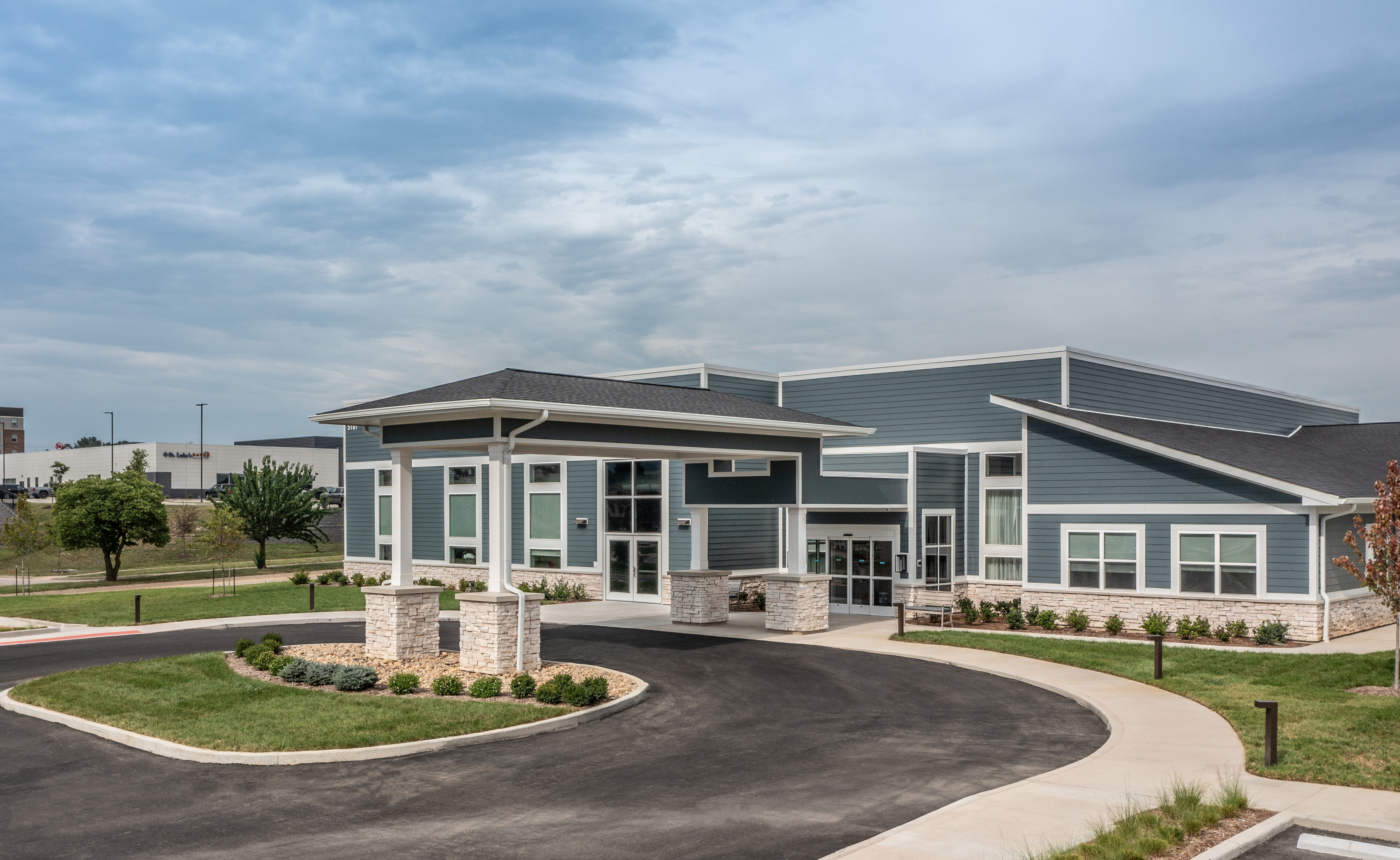 entrance of facility